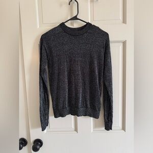 & Other Stories Black glitter wool blend sweater XS